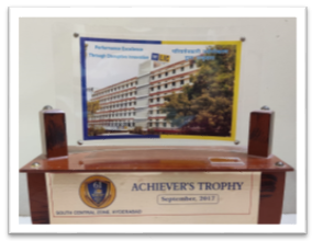 Awarded with Achievers Trophy 2017